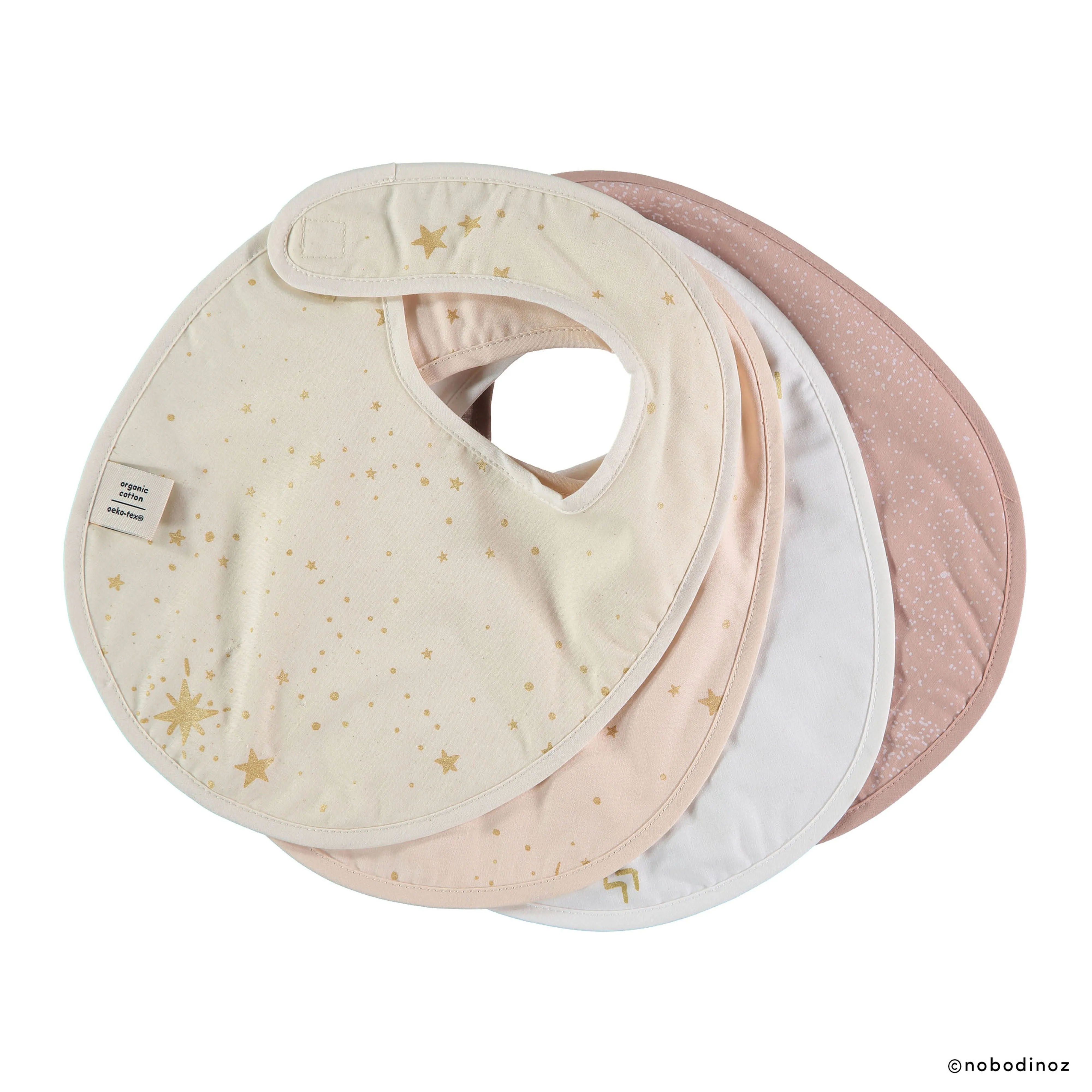 nobodinoz Bib Candy Gold Stella/Natural