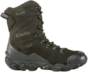Oboz Men's Bridger 10" Insulated Waterproof Hiking Boots- Midnight Black