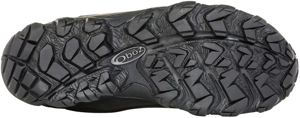 Oboz Men's Bridger 10" Insulated Waterproof Hiking Boots- Midnight Black