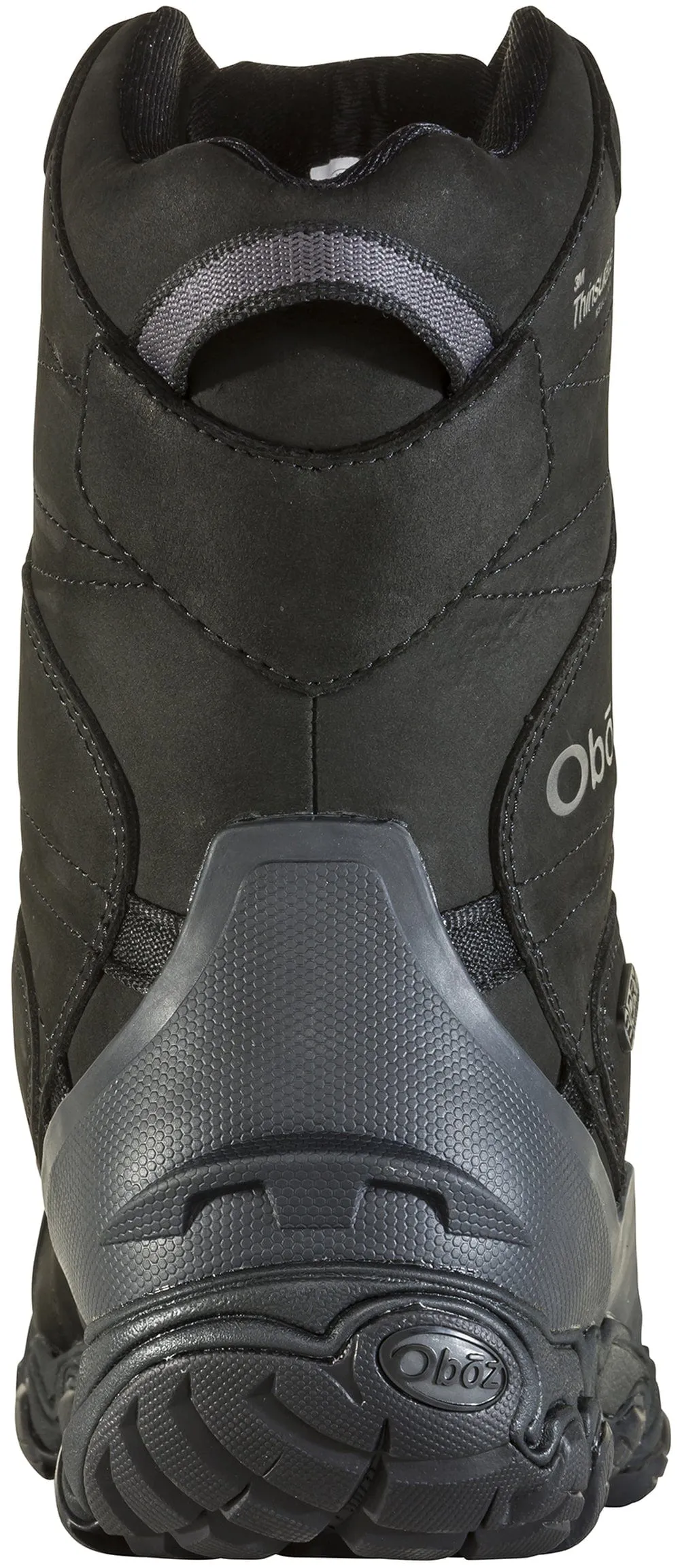Oboz Men's Bridger 10" Insulated Waterproof Hiking Boots- Midnight Black