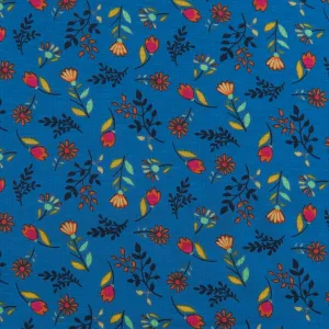 Printed Alpine Fleece - LADYBUG - Blue
