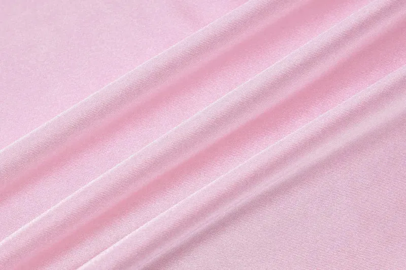 Prom Style Pink Satin Maxi Dress for Elegant Evenings