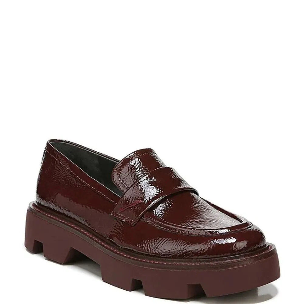 Ream Burgundy Patent Leather Franco Sarto Loafers