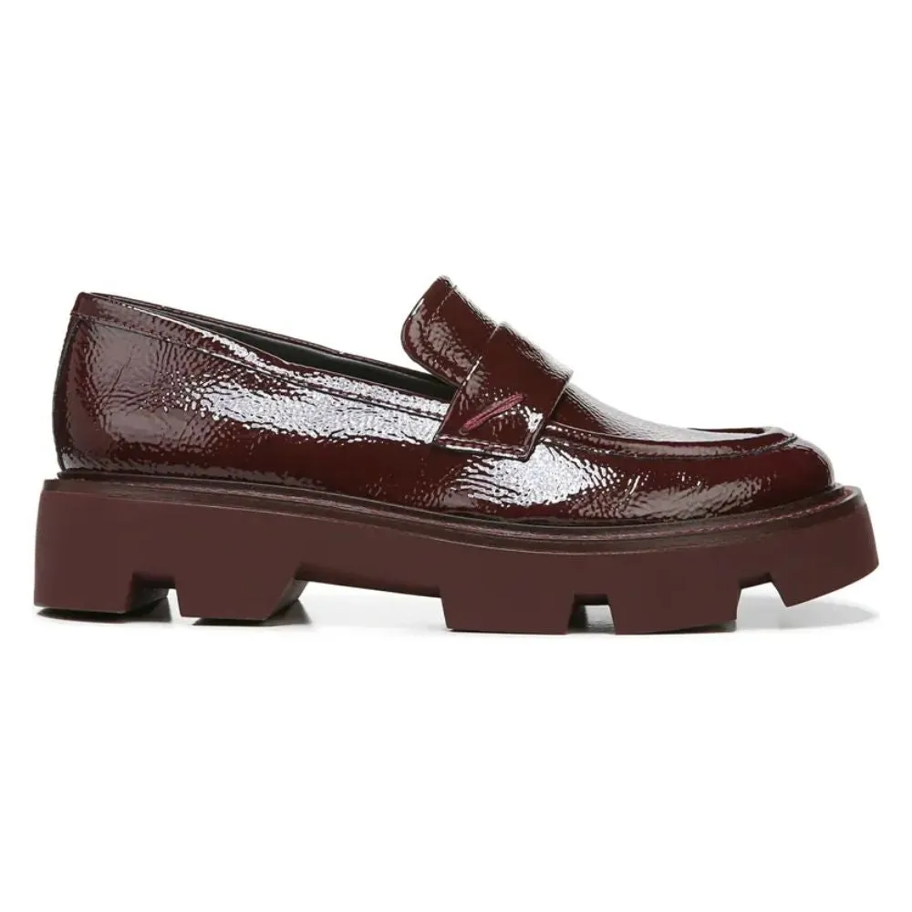 Ream Burgundy Patent Leather Franco Sarto Loafers