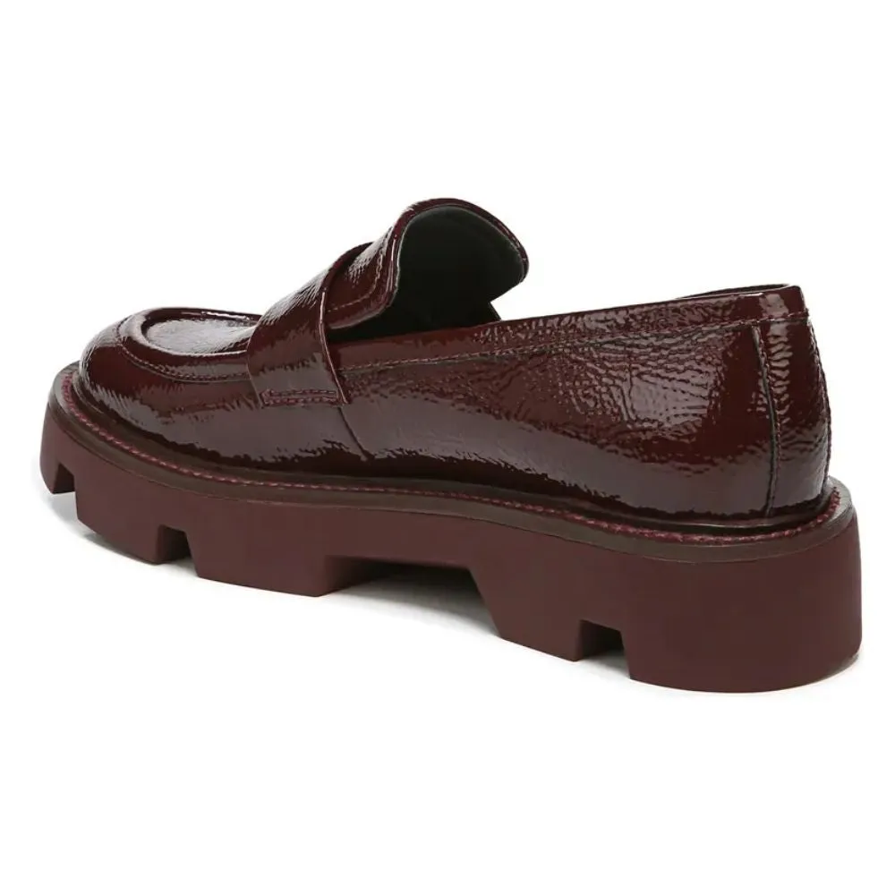 Ream Burgundy Patent Leather Franco Sarto Loafers