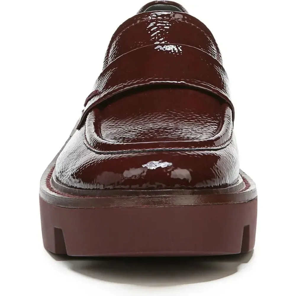 Ream Burgundy Patent Leather Franco Sarto Loafers