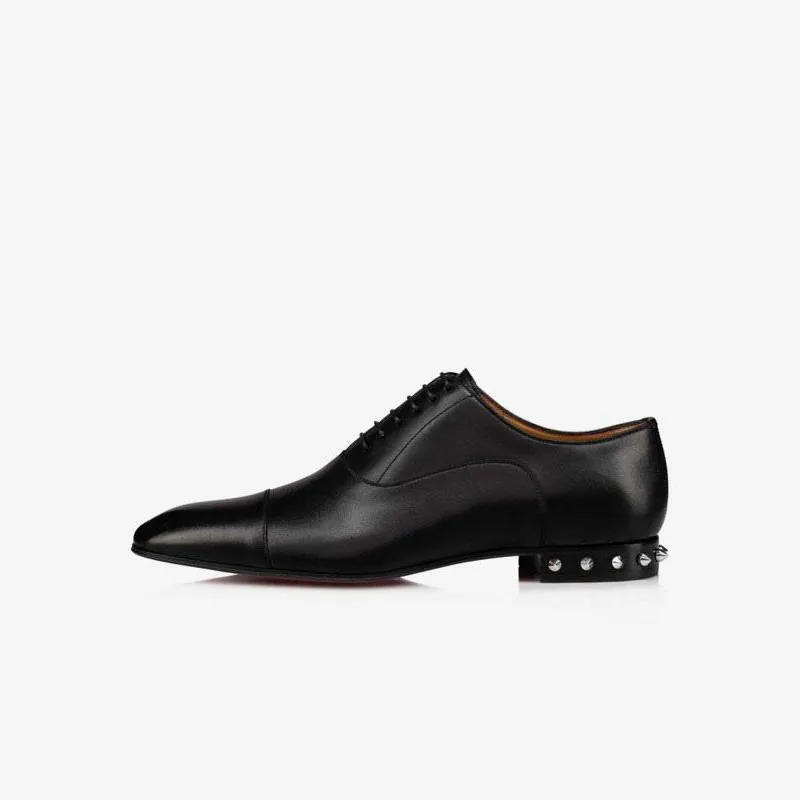 Round Toe Dress Spikes Heel Shoes