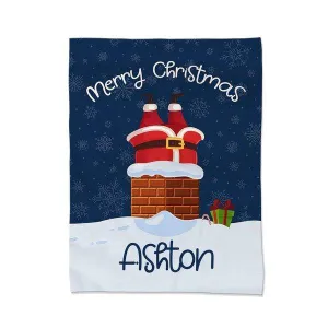 Santa Chimney Blanket - Large