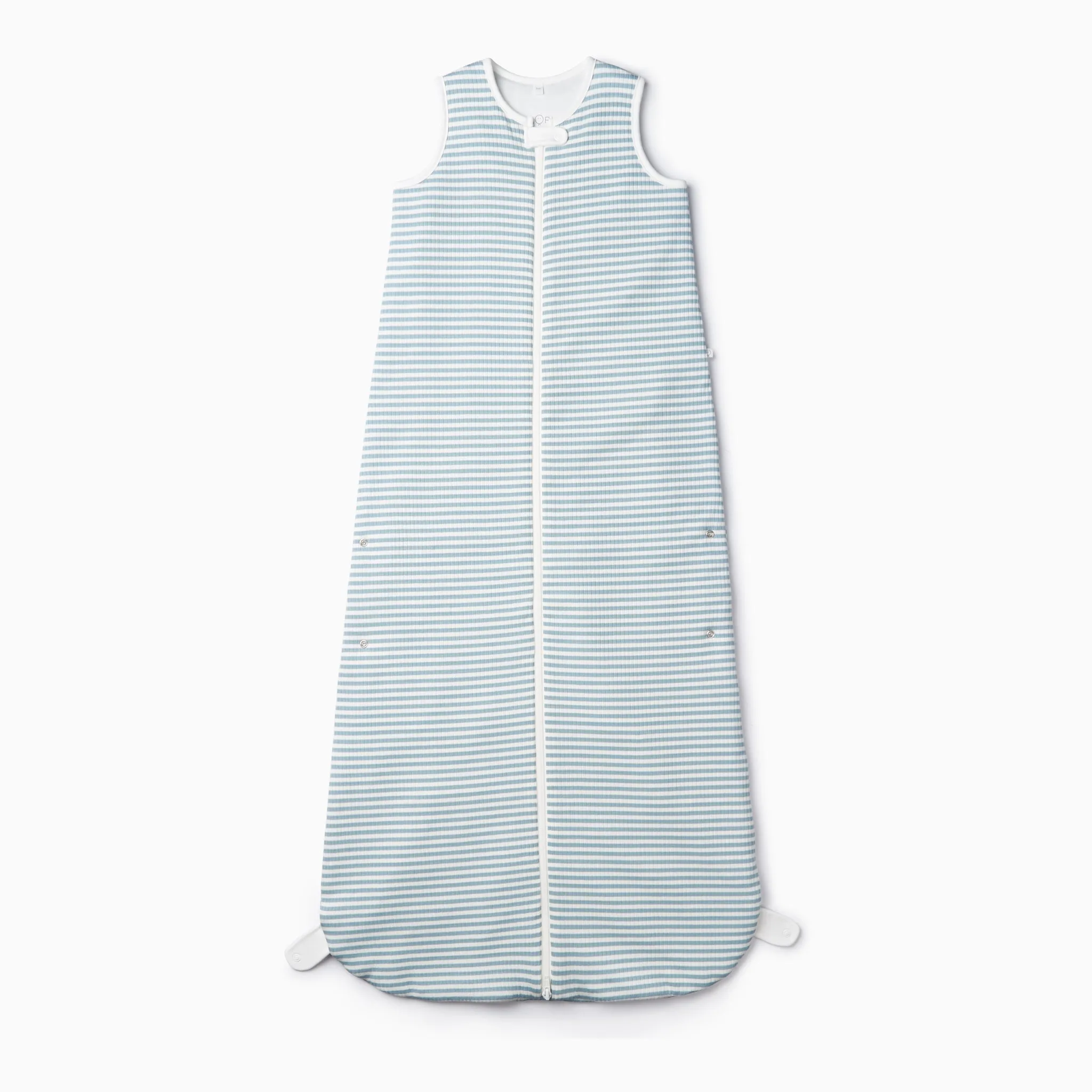 Sea Stripe Ribbed Front Opening Sleep Sack 1.5 TOG