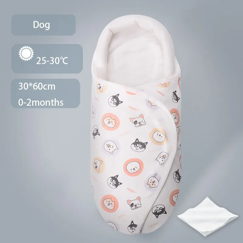 Shaped Pillow Design Stroller Cotton Cocoon Swaddle Sleep Sacks For Babies