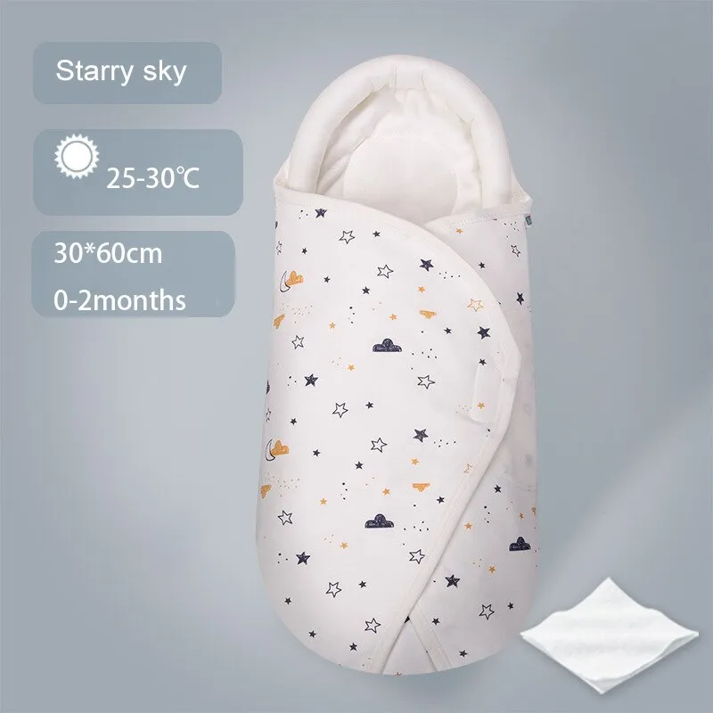 Shaped Pillow Design Stroller Cotton Cocoon Swaddle Sleep Sacks For Babies