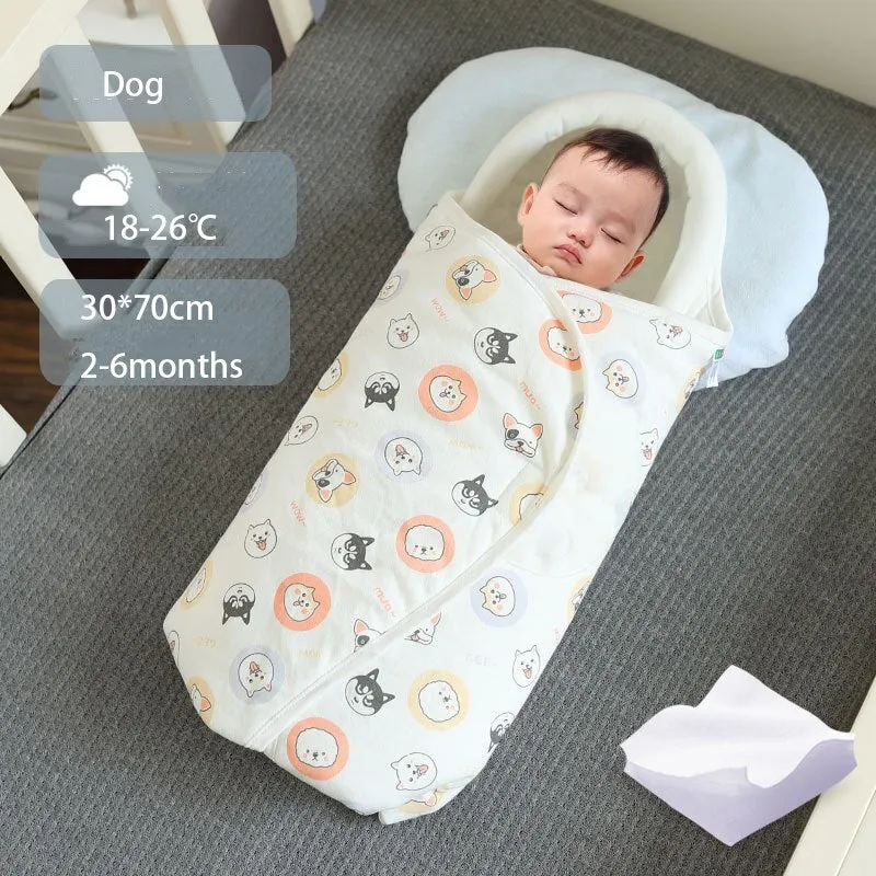 Shaped Pillow Design Stroller Cotton Cocoon Swaddle Sleep Sacks For Babies