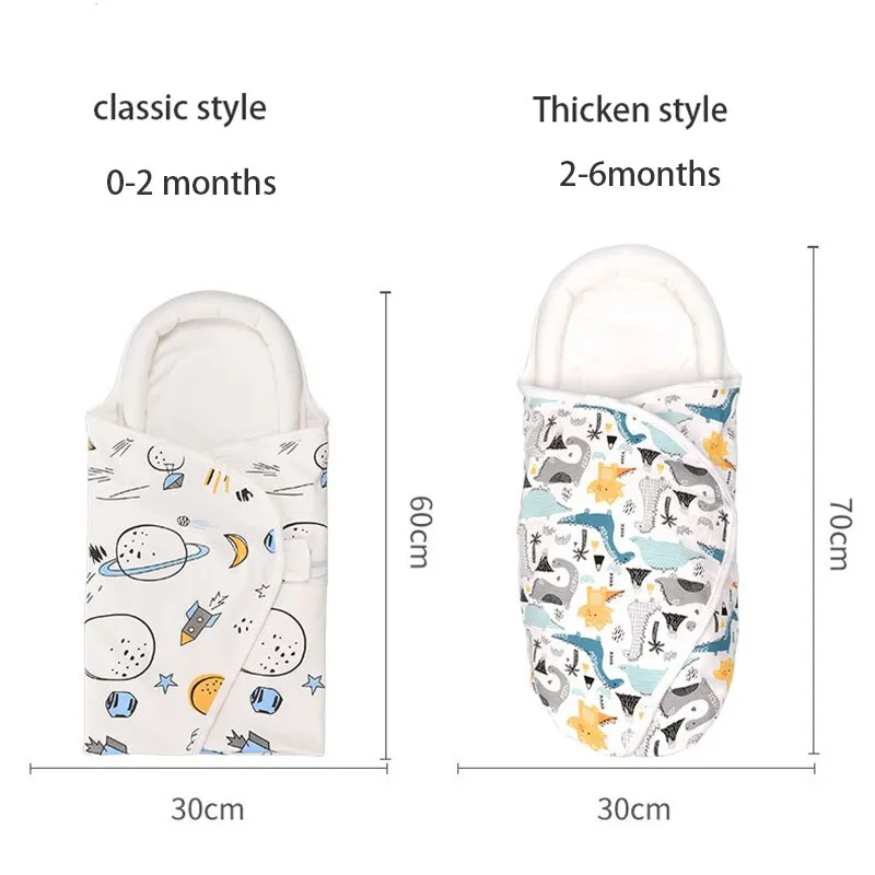 Shaped Pillow Design Stroller Cotton Cocoon Swaddle Sleep Sacks For Babies