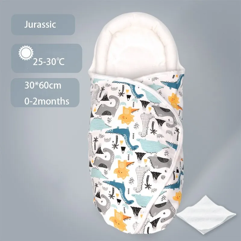 Shaped Pillow Design Stroller Cotton Cocoon Swaddle Sleep Sacks For Babies