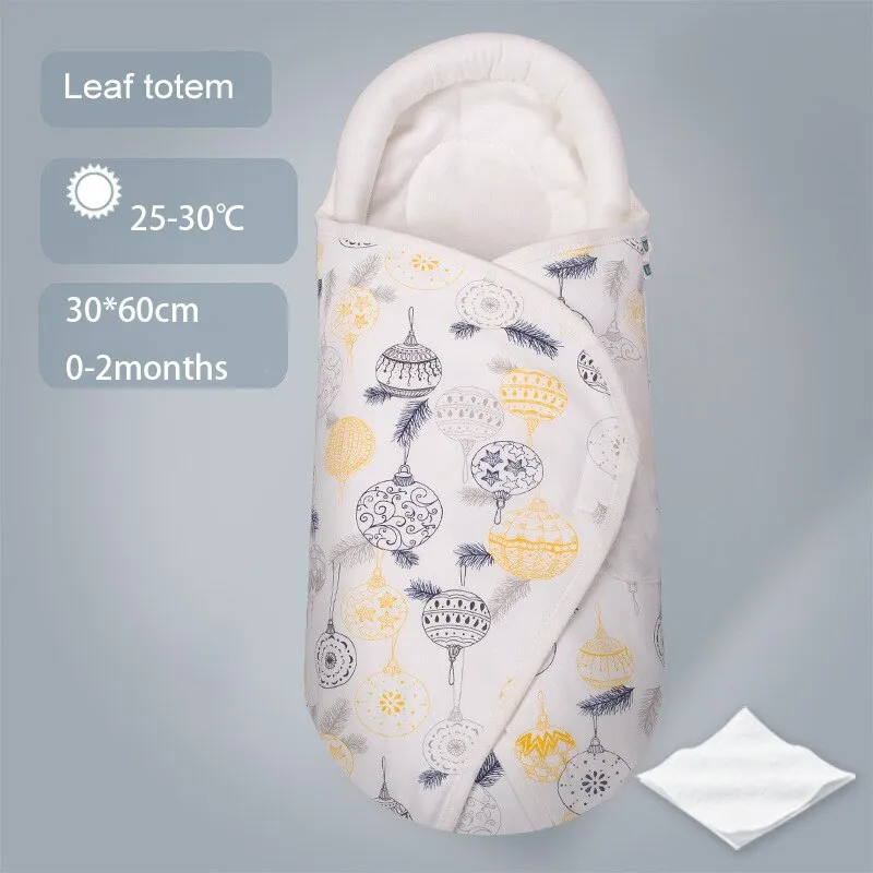 Shaped Pillow Design Stroller Cotton Cocoon Swaddle Sleep Sacks For Babies