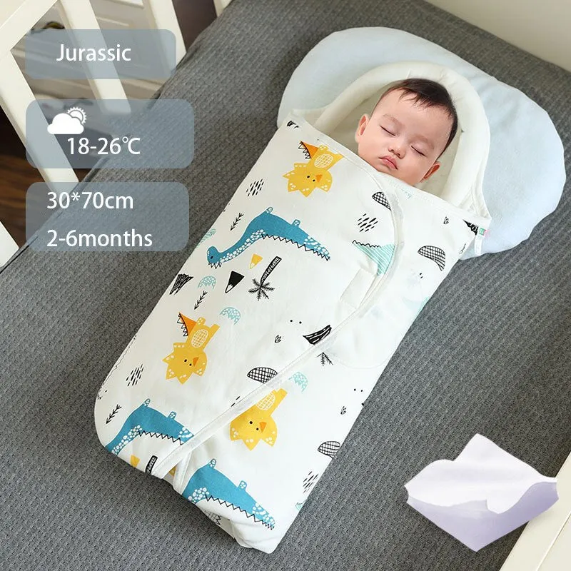 Shaped Pillow Design Stroller Cotton Cocoon Swaddle Sleep Sacks For Babies
