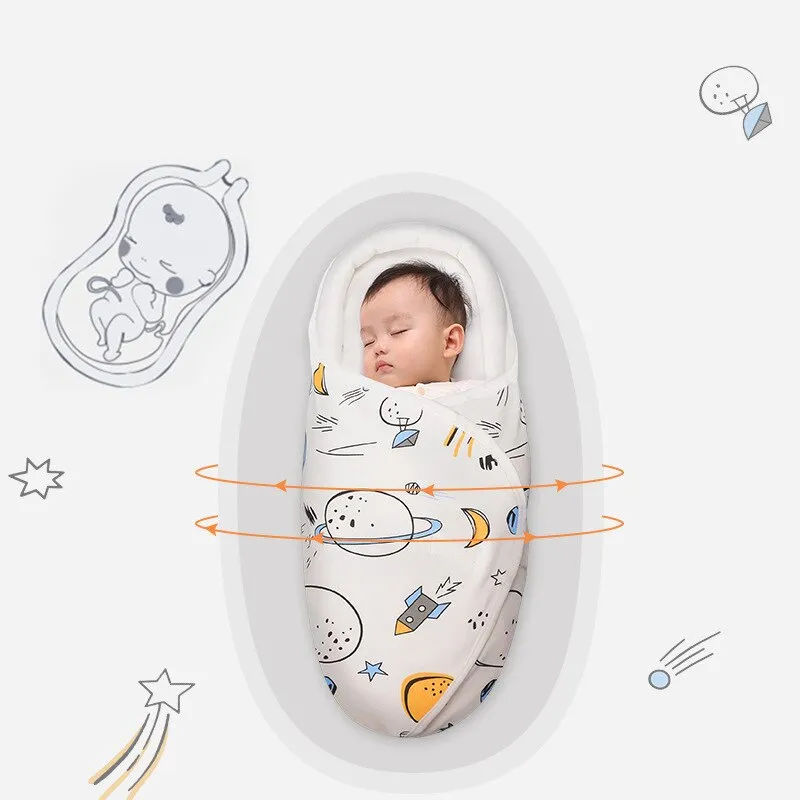 Shaped Pillow Design Stroller Cotton Cocoon Swaddle Sleep Sacks For Babies
