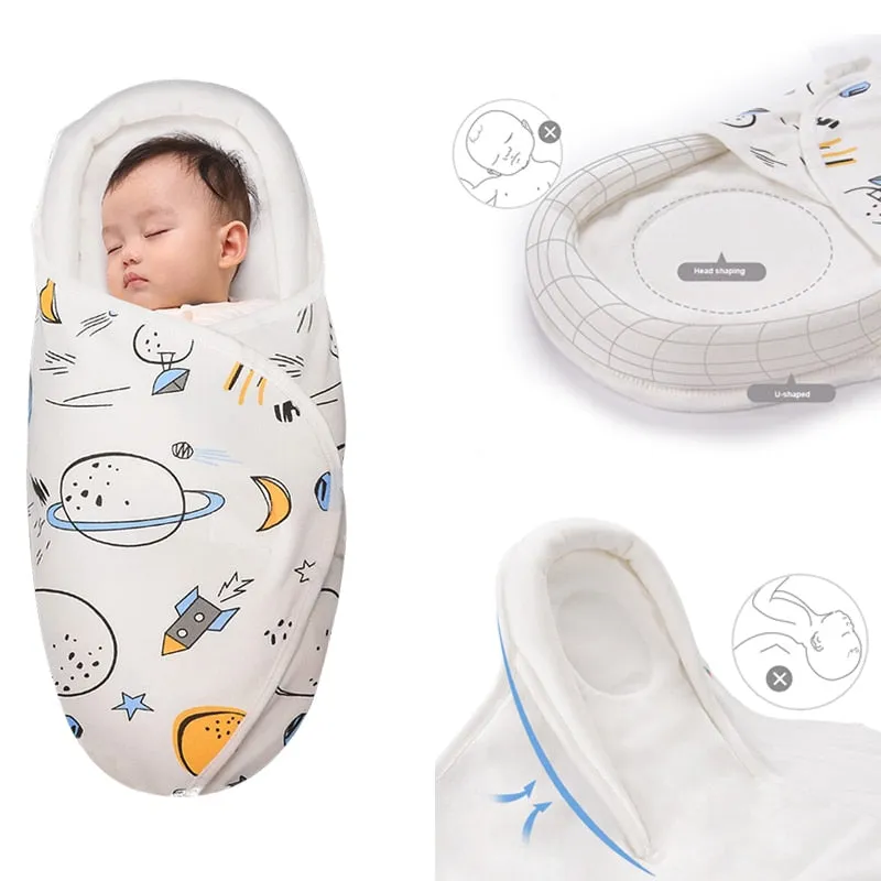Shaped Pillow Design Stroller Cotton Cocoon Swaddle Sleep Sacks For Babies
