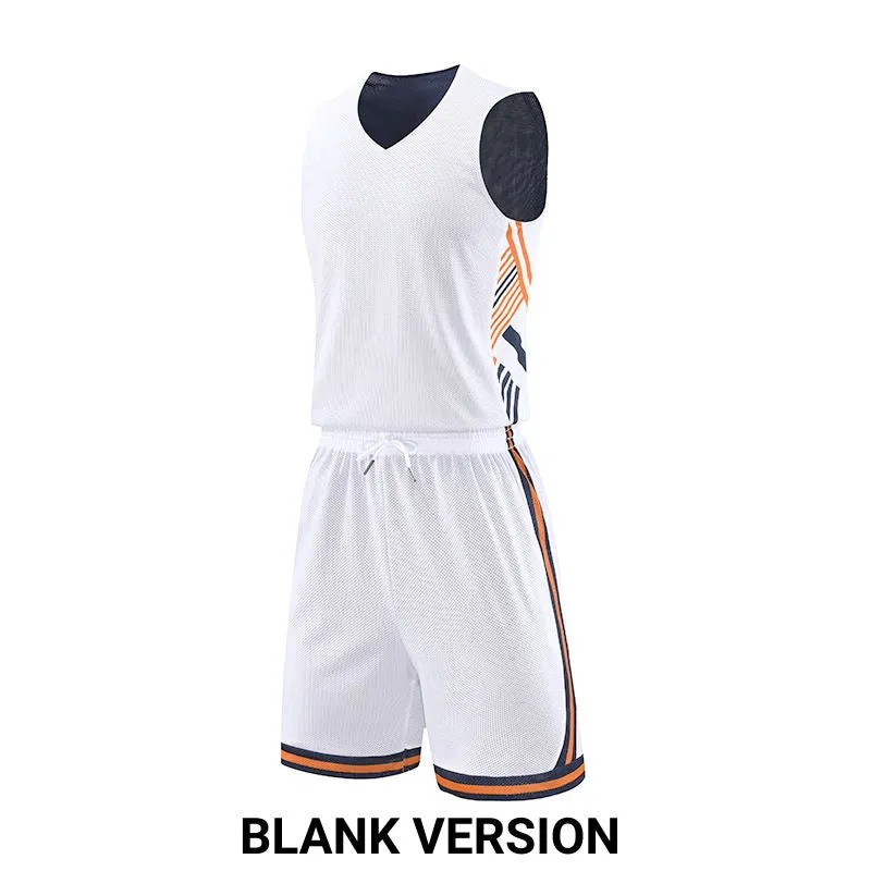 Wholesale Custom LOGO Purple Yellow Reversible Basketball Jerseys