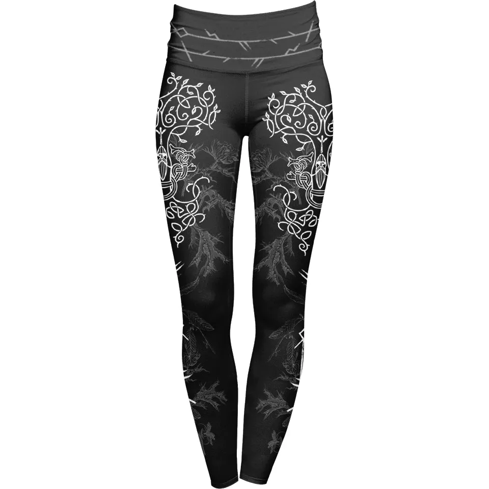 Wisdom of Odin High Waisted Leggings