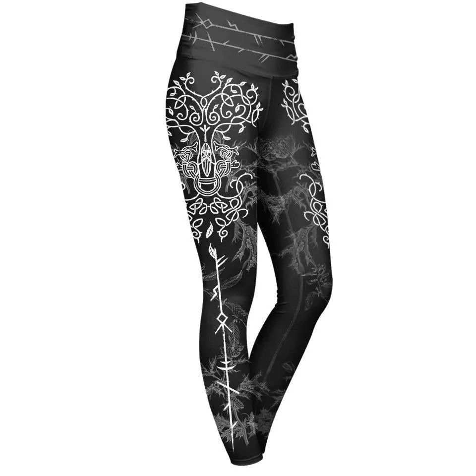 Wisdom of Odin High Waisted Leggings