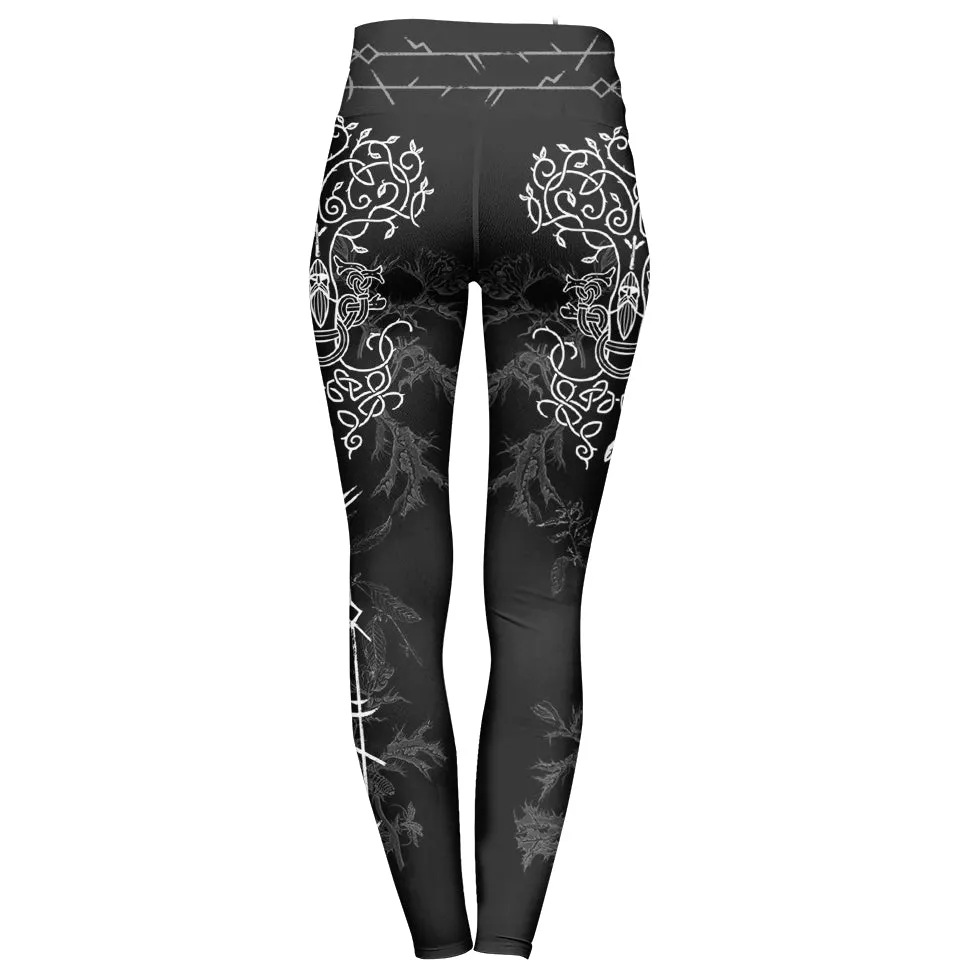 Wisdom of Odin High Waisted Leggings