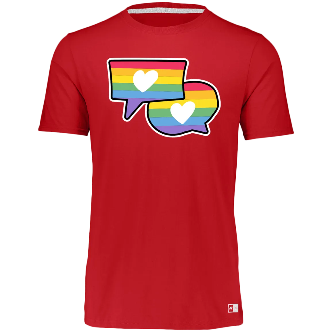 Women's Dri-Power Tee--Love is Love